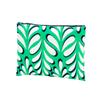 101 BEACH Women's Fashion Print Cosmetic Makeup Accessory Zippered Pouch (PALM - Green White) view 1
