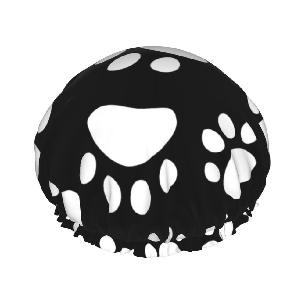 Bear Paw Shower Cap For Women, Reusable Shower Cap, Waterproof Bath Cap For Women Long Hair