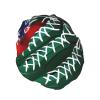 American Football Laces Shower Cap For Women, Reusable Shower Cap, Waterproof Bath Cap For Women Long Hair view 2