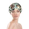 Cute Chihuahua Pug Pattern Shower Cap For Women, Reusable Shower Cap, Waterproof Bath Cap For Women Long Hair view 3