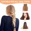 12 Pcs Silk Skinny Scrunchies Set 100% Pure Mulberry Silk Hair Ties for Girls Elastics Hair Bands Ponytail Holders for Thick Thin Hair Women's Black Cute Satin Sleepy Hair Scrunchie, No Damage view 3