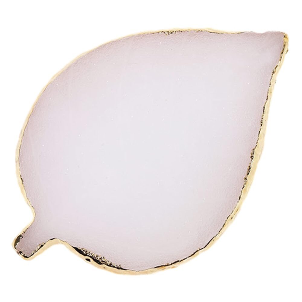 1 Piece Nail Art Palette, Resin Agate Gold Trim Paint Palette Nail Art Display Cosmetic Mixing Tools