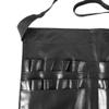 BEAHING Makeup Brush Waist Belt Portable 22 Pockets Cosmetic Brush Holder Beauty Tool Organizer With Artist Belt Strap PU Leather Waist Makeup Bag(Black), make up brushes belt bag, STANDARD view 3