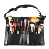 BEAHING Makeup Brush Waist Belt Portable 22 Pockets Cosmetic Brush Holder Beauty Tool Organizer With Artist Belt Strap PU Leather Waist Makeup Bag(Black), make up brushes belt bag, STANDARD view 4