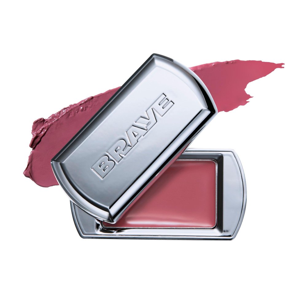 BRAYE LIPSLEEK | Blush for Cheeks & Lips, Korean Makeup Blush, Cool Lip and Cheek Balm, Vegan Cream, Lightweight w/Blendable & Buildable Makeup, Natural Look 05 EASE 0.08oz