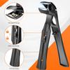 Toenail Clippers for Seniors Thick Toenails, Slanted Large Nail Clippers for Men Thick Ingrown Nails with Wide Opening, Heavy Duty Angled Head Nail Clipper Cutter with Catcher -Black view 3
