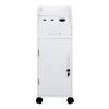 EMILOREY Salon Trolley Cart with Wheels, Hair Salon Storage Cart with Wheels & 3 Hair Dryer Holders & 4 Drawers & Lock & 2 Keys, Hairdressing Tools Station Mobile Makeup Case, White view 1