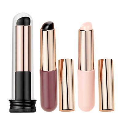 Baluue 3pcs Powder Applicator Brushes for Nail Art Versatile Soft Tip Nail Art Tool Dusty for Blending Creating Seamless Effects