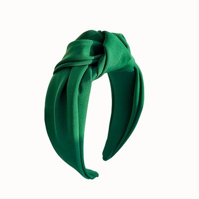 XXFBJNMD Women Satin Knot Headbands and Cross Knot Hair Bands Fashionable Nonslip Headbands for Women Outdoor Wear