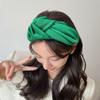 XXFBJNMD Women Satin Knot Headbands and Cross Knot Hair Bands Fashionable Nonslip Headbands for Women Outdoor Wear view 4