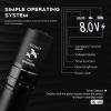 Wireless Tattoo Gun - DISCOVERDEVICE Pen Tattoo Machine with 7 Stroke Length Adjustable,2 Replaceble Batteries for Long Session,Wireless Rotary Tattoo Machine DF7 for Pro Artists (BLACK DF7 PRO) view 4