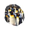 Happy Penguins Shower Cap For Women, Reusable Shower Cap, Waterproof Bath Cap For Women Long Hair view 2