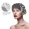 Happy Penguins Shower Cap For Women, Reusable Shower Cap, Waterproof Bath Cap For Women Long Hair view 4