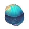 Cool Music Sound Wave Shower Caps, Waterproof Bath Caps Reusable Shower Caps Band Bath Hair Hat For Women Ladies view 2