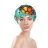 Animals Sea Turtles Shower Caps, Waterproof Bath Caps Reusable Shower Caps Band Bath Hair Hat For Women Ladies view 3