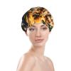 African Animals Shower Cap For Women, Reusable Shower Cap, Waterproof Bath Cap For Women Long Hair view 3