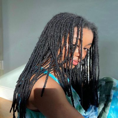 0.4cm 14 Inch Human Hair Dreadlock Extensions 30 Strands Loc Extensions Real Human Hair Natural Black for Women Men Kids Full Handmade Permanent Human Hair Locs Can Be Dyed and Bleached