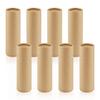 8 Pcs 60g/2oz Paperboard Lip Balm Tubes Refillable Cardboard Tubes Solid Empty Chapstick Container for Cosmetic Samples Deodorant - Brown view 1