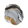 Luxury Marble Pattern Shower Cap For Women, Reusable Shower Cap, Waterproof Bath Cap For Women Long Hair view 2