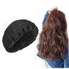 1Pc Cordless Conditioning Heat Cap Flaxseed Heat Cap Microwavable Heat Cap Hair Care Cap Heat Cap for Conditioning Hair Therap, Makeup Tools Black view 2