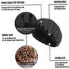 1Pc Cordless Conditioning Heat Cap Flaxseed Heat Cap Microwavable Heat Cap Hair Care Cap Heat Cap for Conditioning Hair Therap, Makeup Tools Black view 4