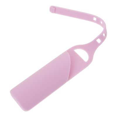Ipetboom Lipstick Keychain Holder Portable Lip Balm Sleeves Chapstic-k Case Silicone Lipstick Bag Lip Gloss Holder Girls Travel Accessories Lavender