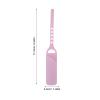 Ipetboom Lipstick Keychain Holder Portable Lip Balm Sleeves Chapstic-k Case Silicone Lipstick Bag Lip Gloss Holder Girls Travel Accessories Lavender view 3
