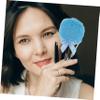 HONMEET 4pcs Plush Powder Puff for Body Powder Dry Applicators Pink White Blue and Green for Smooth Application of Talc view 2