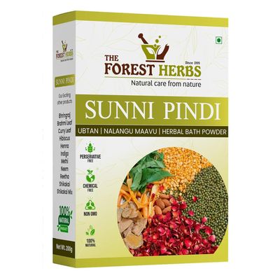 NinthAvenue Basics VIVA Natural Care From Nature Sunnipindi Herbal Bath Powder Ubtan Body Scrub Face Pack - Tan Removal - Ancient Ayurvedic Healing - Enriched With Herbs 200 G (Pack Of 1)