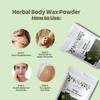 Body Wax Powder For Instant Hair Removal, Easy To Use At Home-Green Apple Flavour- 100G view 4