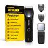 TOOLETRIES The Shearer - Groin & Body Hair Trimmer for Men, Electric Shaver for Pubic Hair, Balls, Groin, Chest, Legs, Waterproof Wet/Dry Clippers, Rechargeable, Bonus Shower Kit - Black view 4