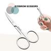 Eyebrow Razor, Hysotok Eyebrow Trimmer Kit with Stainless Steel Eyebrow Scissors Eyebrow Tweezers and Dual Angled Eyebrow Brush for Precise Eyebrow Grooming for Women view 2