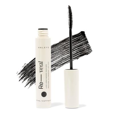 HALEYS Re-veal Lash Extension Mascara Lengthening, Curling, Defining Black Mascara for Short and Straight Lashes Smudge Proof, Non-Clumping, No-Flake Formula for Fuller, Longer Lashes