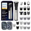 Norelco Philips Multigroom 9000 Series, All-in-One Trimmer, Beard Trimmer and Hair Clipper, 25-Piece/27-Length Men's Grooming Kit for Beard, Face, Nose, Ear and Body, Travel Kit, MG9522/50 view 1
