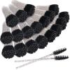500PCS Disposable Eyelash Brushes - Upgraded Mascara Wands & Makeup Applicators Kit for Eyelash Extensions Makeup and Eyebrow Grooming(Black) view 1