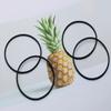 PPhtony Silicone Jelly Bracelet Hair Ties 30Pcs Black 80s Adult Size Costume Wristband Bangle Hair Bands for Women Men Party Favor Accessories (30) view 3