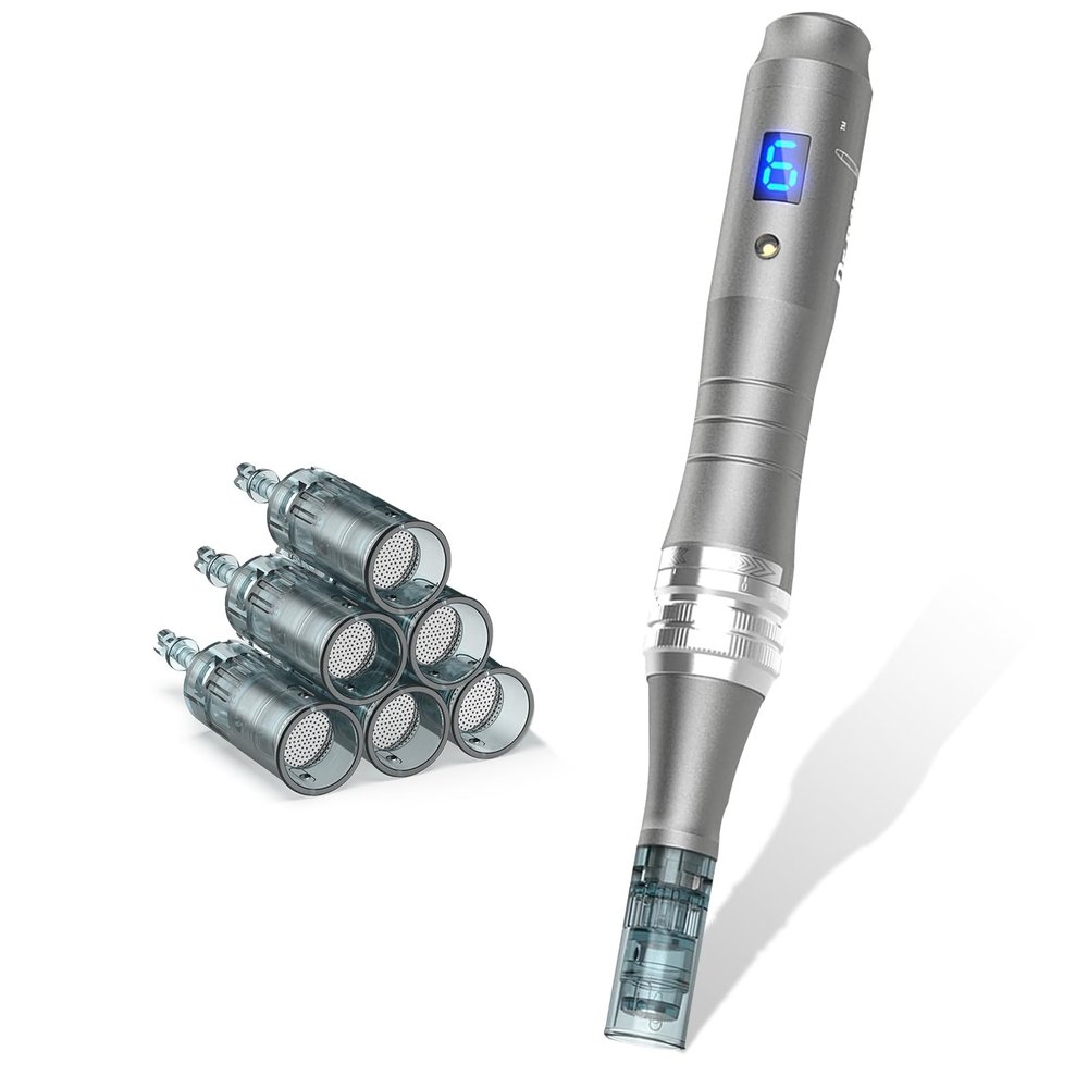 Microneeding Derma Roller Pen |Micro Needle Roller Pen for Home Use Microneedle Roller Pen for Women Men Tools