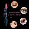 500PCS Disposable Eyelash Brushes - Upgraded Mascara Wands & Makeup Applicators Kit for Eyelash Extensions Makeup and Eyebrow Grooming(Pink Nylon) view 2