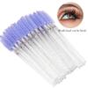 500PCS Disposable Eyelash Brushes - Upgraded Mascara Wands & Makeup Applicators Kit for Eyelash Extensions Makeup and Eyebrow Grooming(Purple) view 3