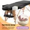 BestMassage Massage Bed Portable Massage Table 23 in Wide Lash Bed Height Adjustable 2 Folding with Non-Woven Bag for Spa Footmassage Facial CareSpa Tattoo view 2