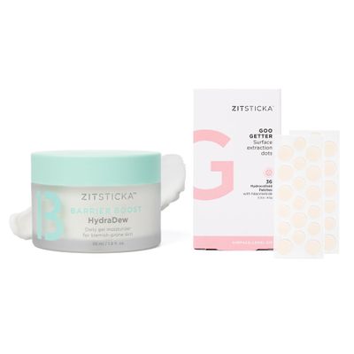 ZitSticka Hydrocolloid Patches + NEW HydraDew Gel Moisturizer for Face