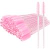 500PCS Disposable Eyelash Brushes - Upgraded Mascara Wands & Makeup Applicators Kit for Eyelash Extensions Makeup and Eyebrow Grooming(Pink) view 3