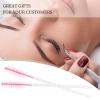500PCS Disposable Eyelash Brushes - Upgraded Mascara Wands & Makeup Applicators Kit for Eyelash Extensions Makeup and Eyebrow Grooming(Pink) view 4