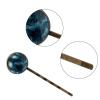 4 Pieces Bobby Pins Hair Clips for Women, Mystical Night Sky with Constellations Pattern Decorative Hairpin Hair Barrettes for Girls, Elegant Brown Hair Accessories view 3