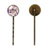 4 PCS Womens Hair Barrettes, Purple Dragonfly Retro Botanical Wildflowers Floral Herbs Long Bobby Hair Pins for Girls, Stainless Steel Hair Clips Headwear Styling Tools Hair Accessories view 2