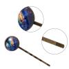 4 Pieces Bobby Pins Hair Clips for Women, Galaxy Constellations Pattern Decorative Hairpin Hair Barrettes for Girls, Elegant Brown Hair Accessories view 3