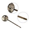 4 PCS Womens Hair Barrettes, Retro Skull Mushroom Floral Plant Flower Long Bobby Hair Pins for Girls, Stainless Steel Hair Clips Headwear Styling Tools Hair Accessories view 3