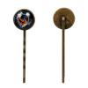 4 PCS Womens Hair Barrettes, Cool Water and Fire Yin-Yang Symbol Long Bobby Hair Pins for Girls, Stainless Steel Hair Clips Headwear Styling Tools Hair Accessories view 2