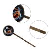 4 PCS Womens Hair Barrettes, Cool Water and Fire Yin-Yang Symbol Long Bobby Hair Pins for Girls, Stainless Steel Hair Clips Headwear Styling Tools Hair Accessories view 3