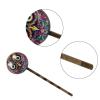 4 Pieces Bobby Pins Hair Clips for Women, Owl Art Pattern Decorative Hairpin Hair Barrettes for Girls, Elegant Brown Hair Accessories view 3